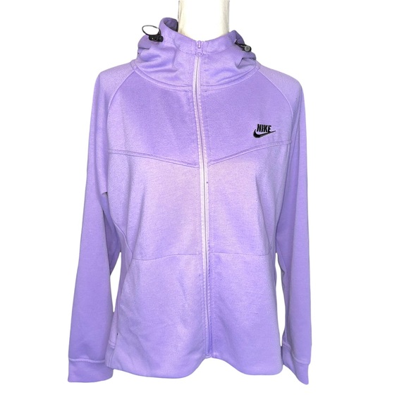 Nike Tops - Nike Logo Purple Zip Hoodie
